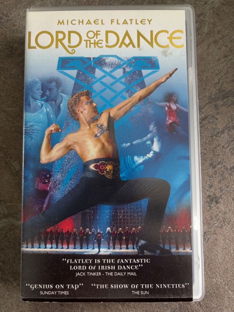 VHS Video: Michael Flatley Lord of the Dance