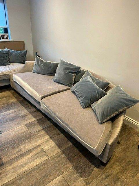 Curved Luxury sofas x 2