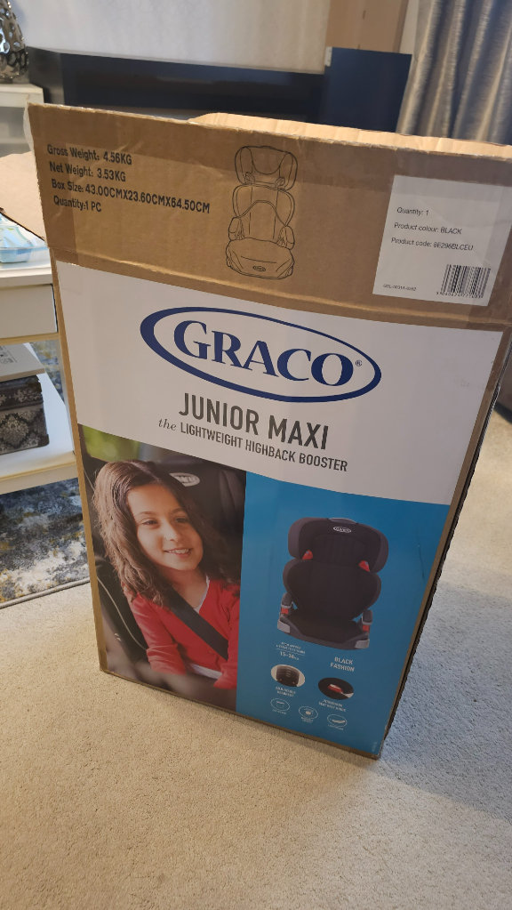 Graco Junior Maxi Lightweight High Back Booster Car Seat