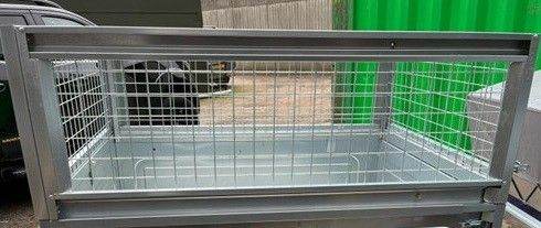 Small General Purpose Tipping Trailer with 44cm Mesh Kit - ERDE 122 (Ready Built)