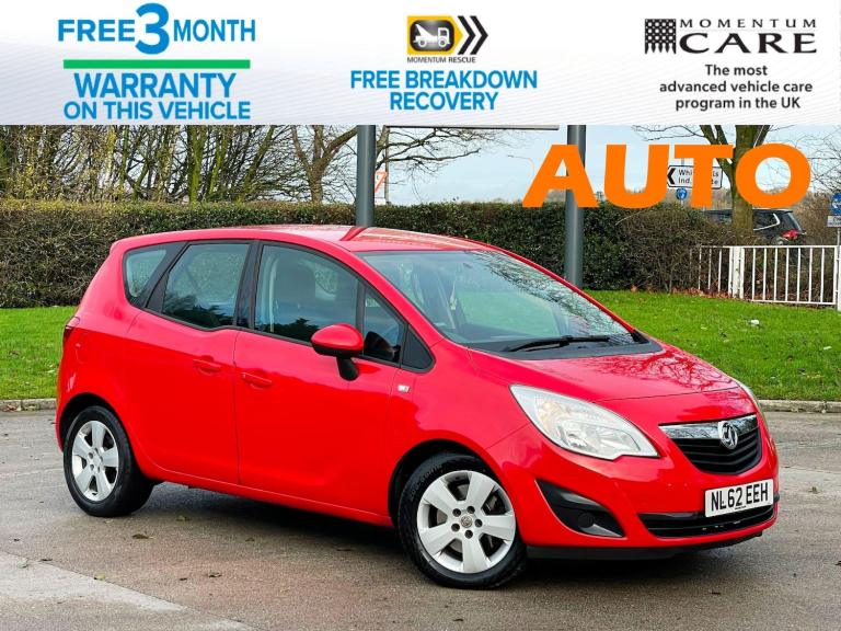 2012 Vauxhall Meriva 1.7 CDTi Exclusiv Auto Euro 5 5dr MPV Diesel Automatic