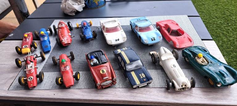 Collection of 12 Vintage Metal Toy Cars – Good Condition