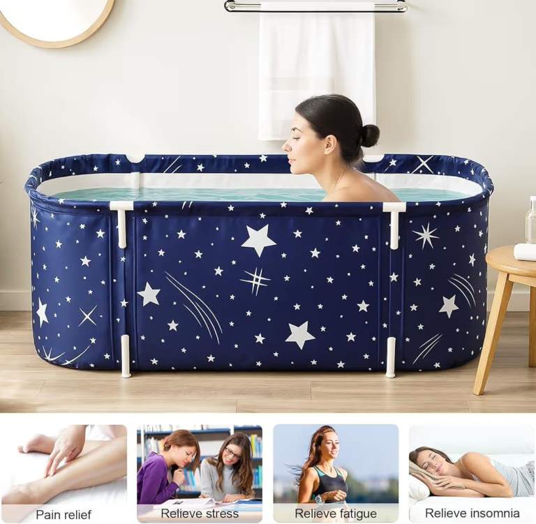 Foldable Adult Bath Tub – Space Saving, New