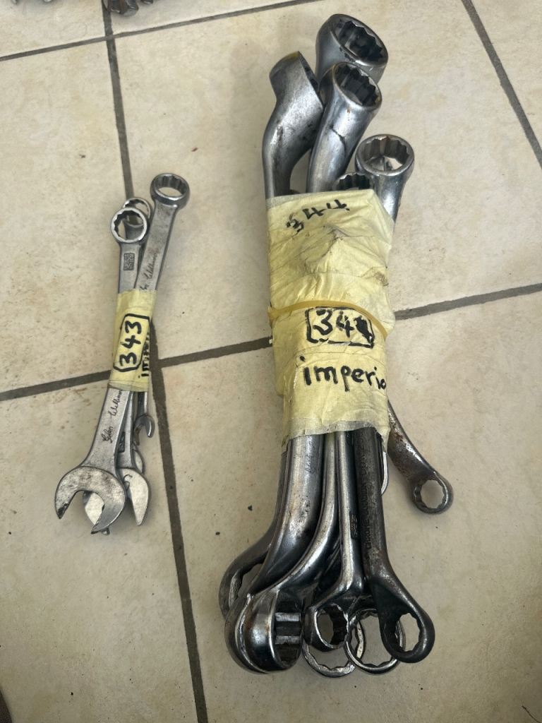 Mixed Spanner and Wrench Set – Good Condition
