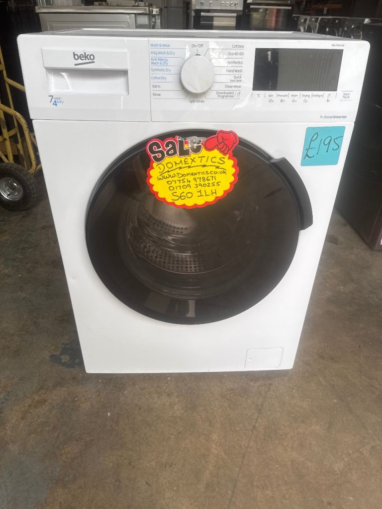 Beko Washer Dryer – White, Good Condition