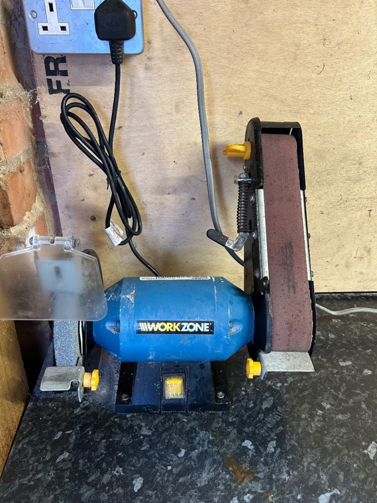 Electric Bench grinder with belt sander