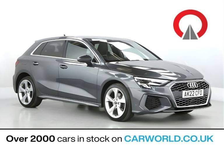 2022 Audi A3 1.4 TFSIe 40 S line Sportback 5dr Petrol Plug-in Hybrid S Tronic Euro 6 (s/ Hatchbac...