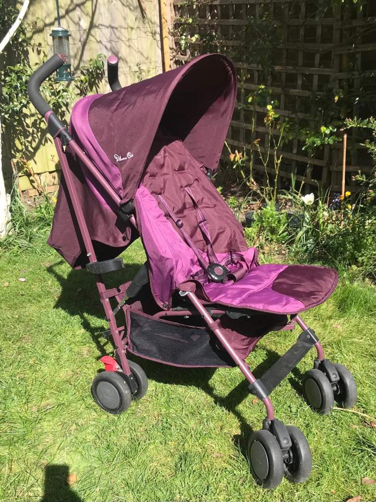 Silver Cross reflex with foot muff and cover