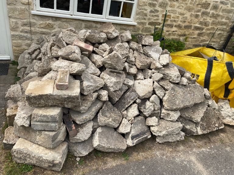 Free concrete rubble / hardcore for collection