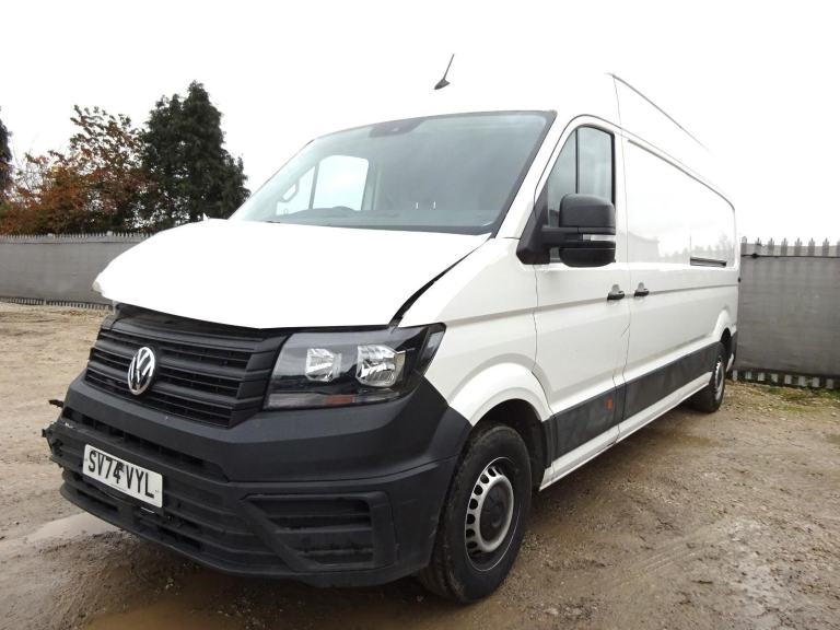 2024 74 REG VOLKSWAGEN CRAFTER CR35 COMMERCE TDI FRIDGE VAN DAMAGED SALVAGE