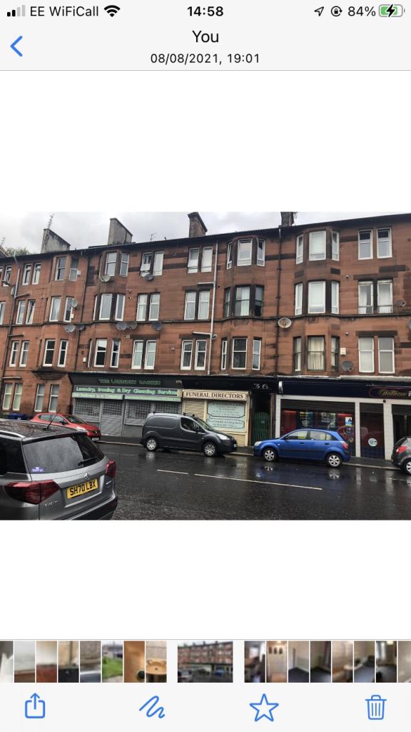 One bedroom flat to let in paisley on 24-08-2026