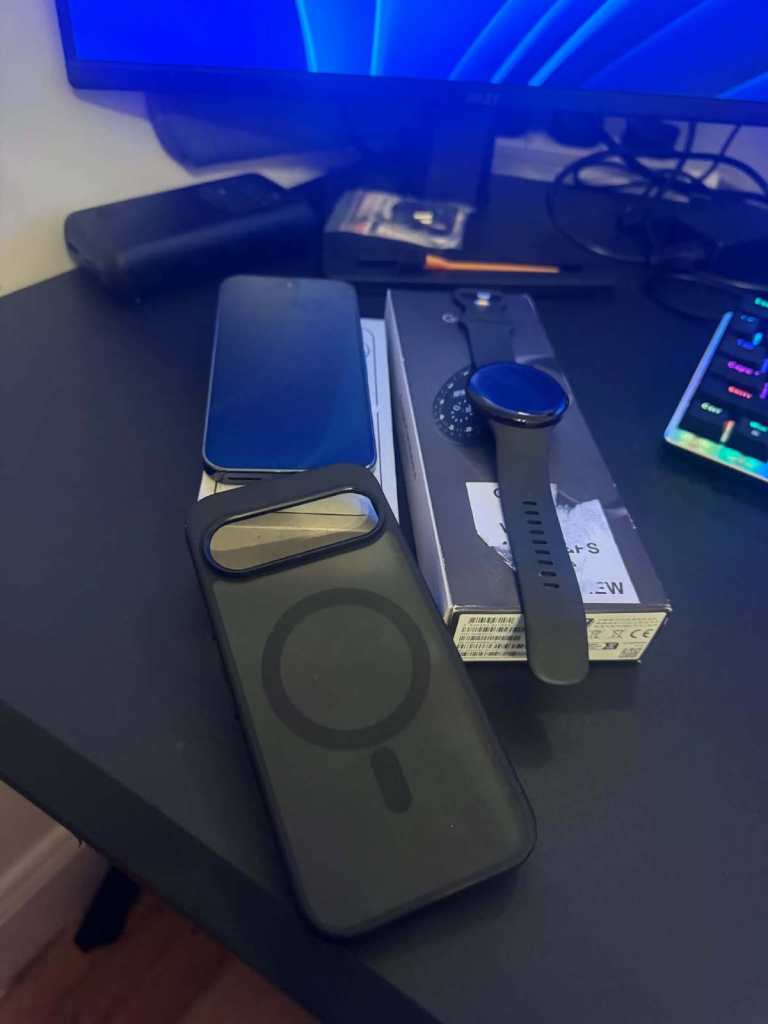 Google pixel 9 pro and Google watch 4 lte