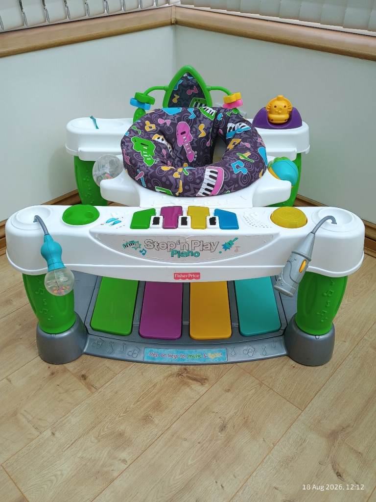 Fisher-Price Step 'n Play Piano Baby Activity Centre – Good Condition