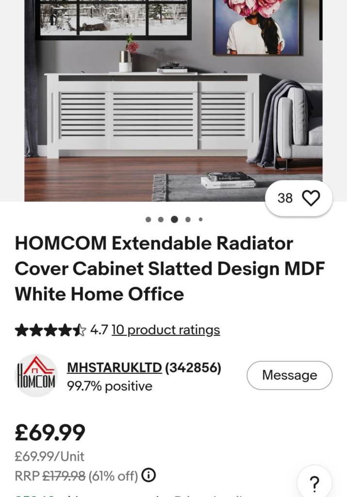 Extendable Radiator Cover 