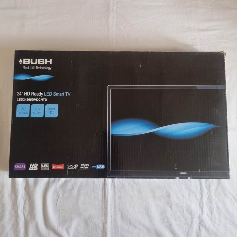 Bush LED24265DVDCNTD 24" HD Ready LED Smart TV DVD Combi - Brand New Sealed