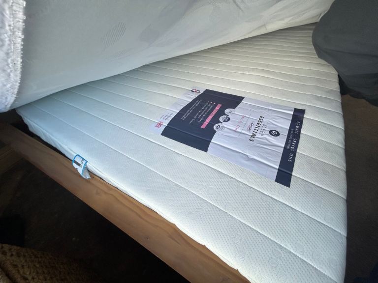 IKEA double memory foam mattress with removable cover
