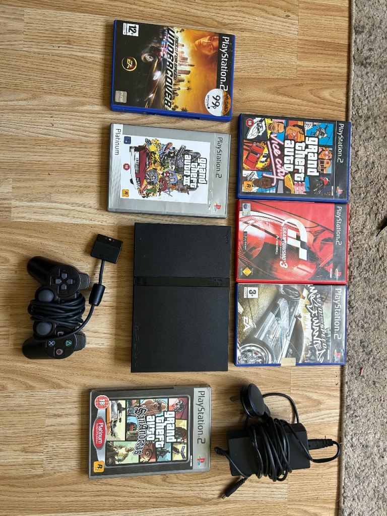 Sony PlayStation 2 (PS2) Console – Black