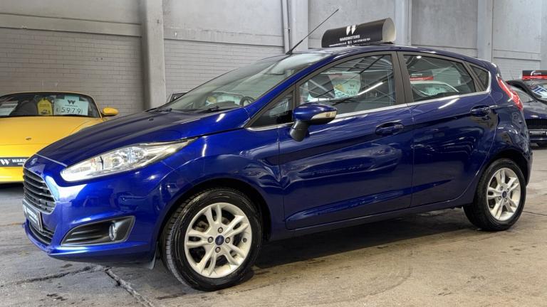 FORD FIESTA 1.0 T EcoBoost Zetec Blue 5dr LOWTAX+8 STAMPS+1 KEEPER 2017