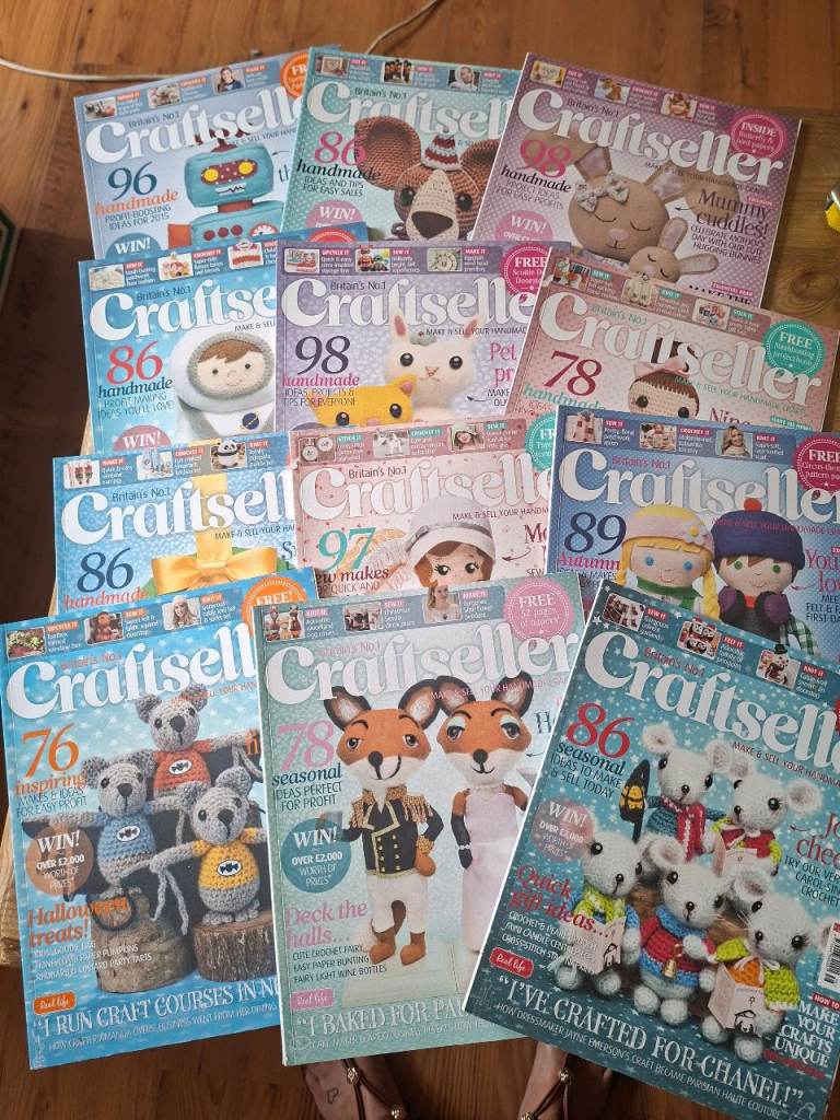 Large Bundle of Craftseller Magazines – Great Condition