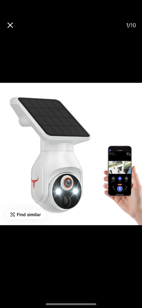 Brand new solar security camera 