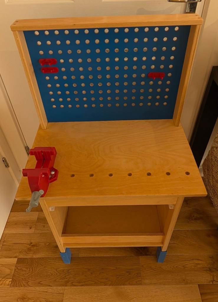 IKEA duktig kids workbench tool bench 