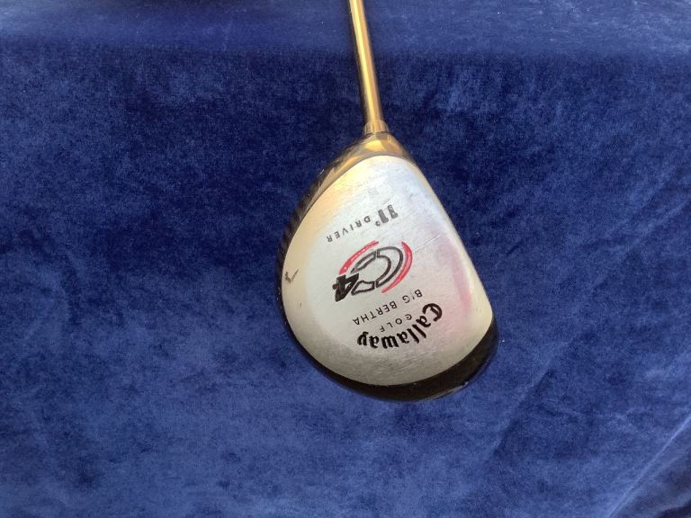 A lovely Left Hand Callaway Big Bertha C4 Driver, including a Callaway protective head cover.