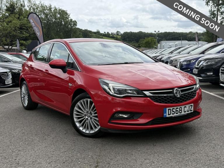 2018 VAUXHALL ASTRA 1.6 i Turbo GPF Elite Nav ULEZ Petrol Manual 5 Door Red