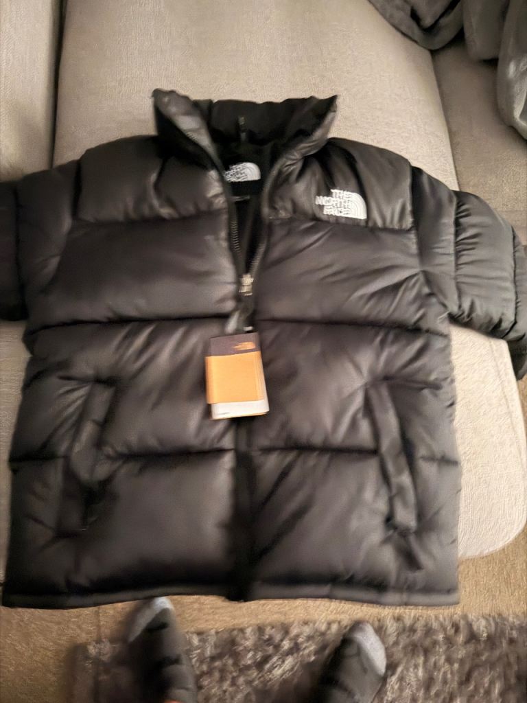The north face jacket. 