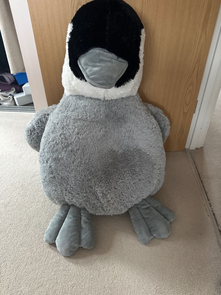 FREE giant penguin teddy