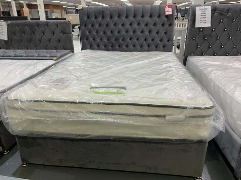 >>>>🚛Best Deal 😘DIVAN 5FT King Size Bed Base with Mattress & Storage Drawers ❤️15% OFF💥Order COD