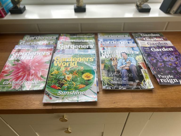 Gardening magazines job lot
