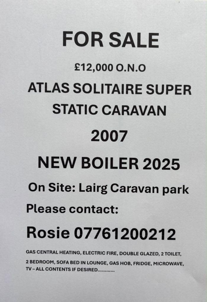 Atlas solitaire super static caravan 2007