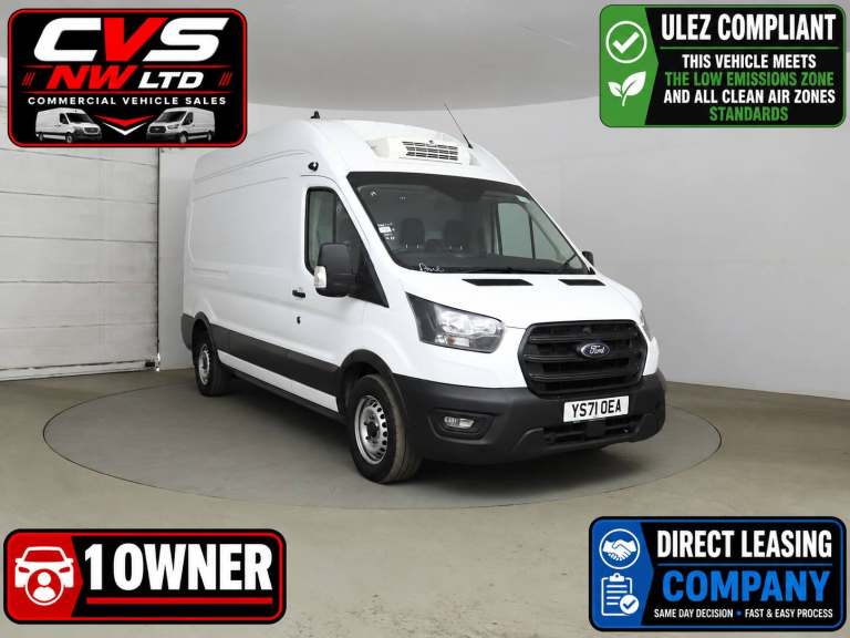 2022 FORD TRANSIT T350 L3H3 LEADER FRIDGE VAN A/C EURO6 PRICE IS PLUS VAT