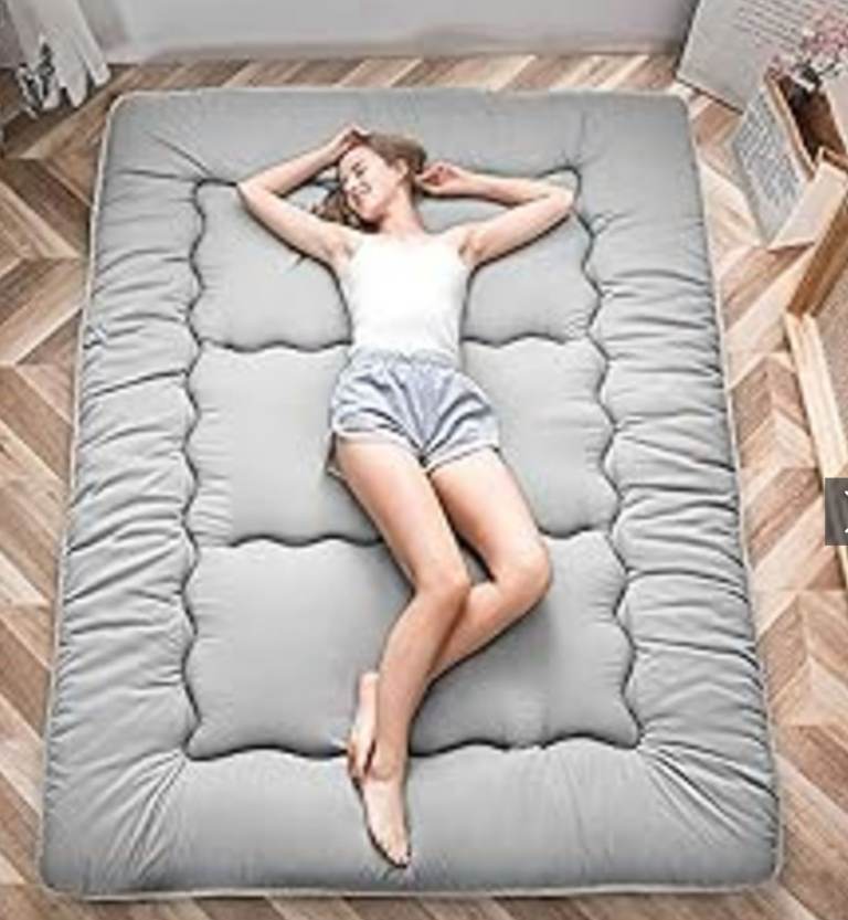 King size MAXYOYO Japanese Floor Mattress Futon Mattress, Thicken Tatami Mat Sleeping