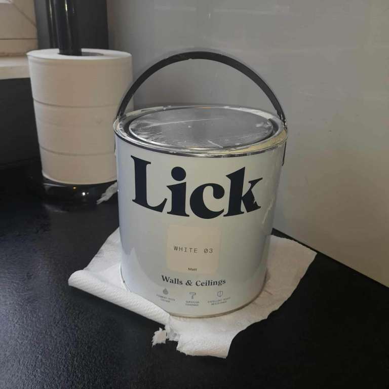Lick White Paint (Like New)