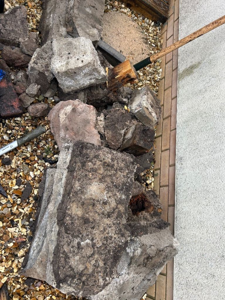 Decking and metal scrap