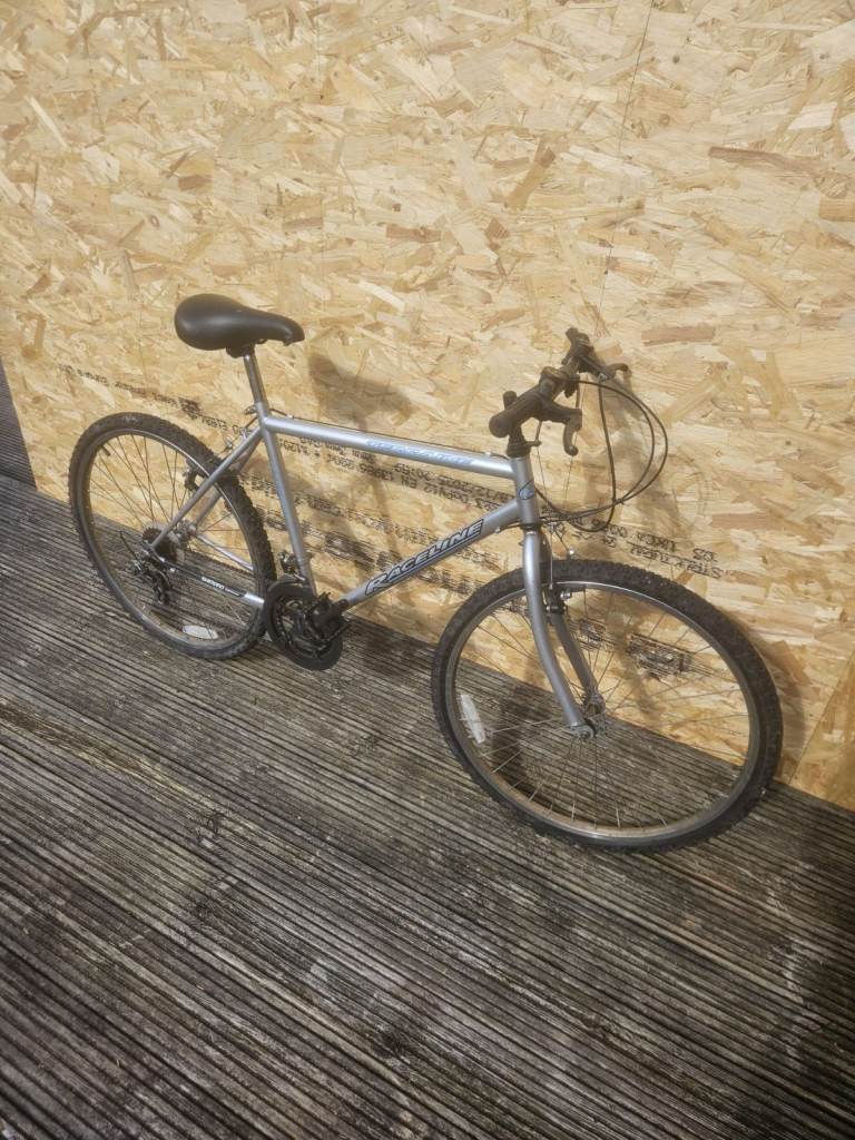 Saracen Mountain Bike – Silver, Fair Condition
