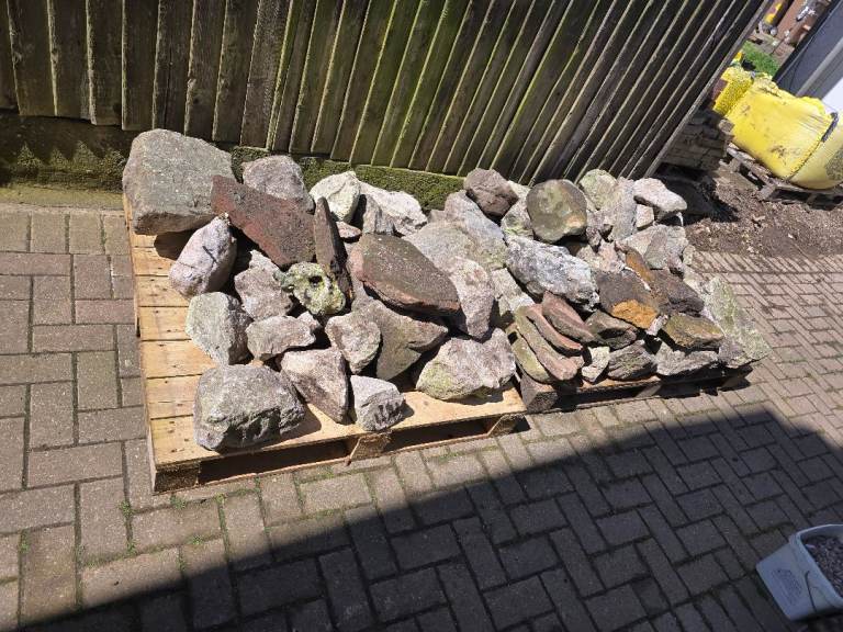 Limestone and sandstone rocks NOW GONE
