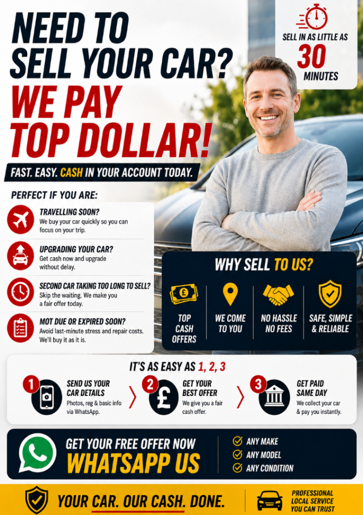 Wanted: All Cars for Sale – Local Buyer