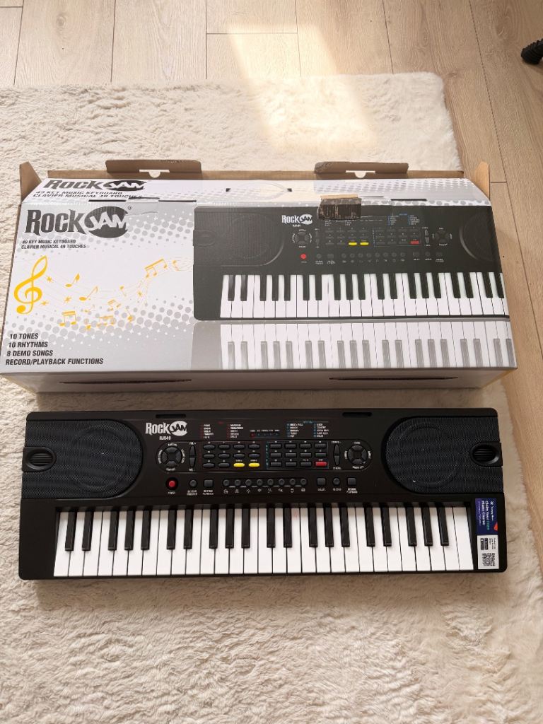 RockJam Portable Electronic Keyboard with Box – As Good As New