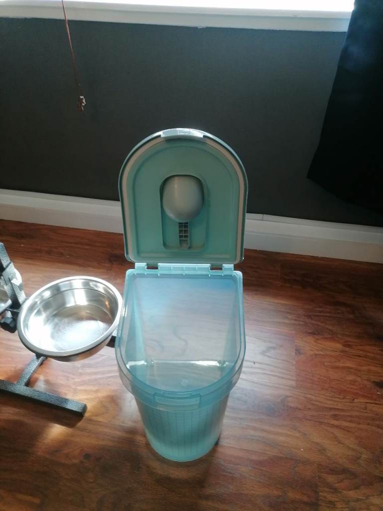 Dog water and food bowls 
