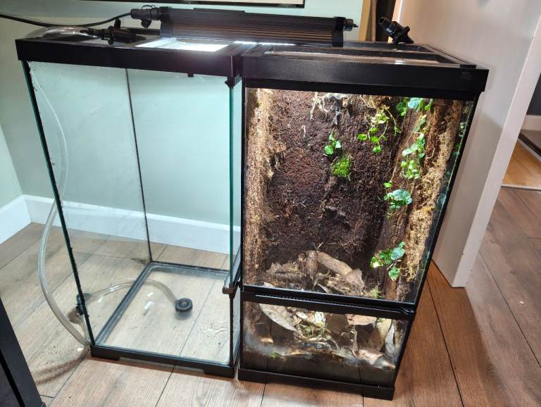 2 x Exo Terra Pro Paludarium 30x30x60