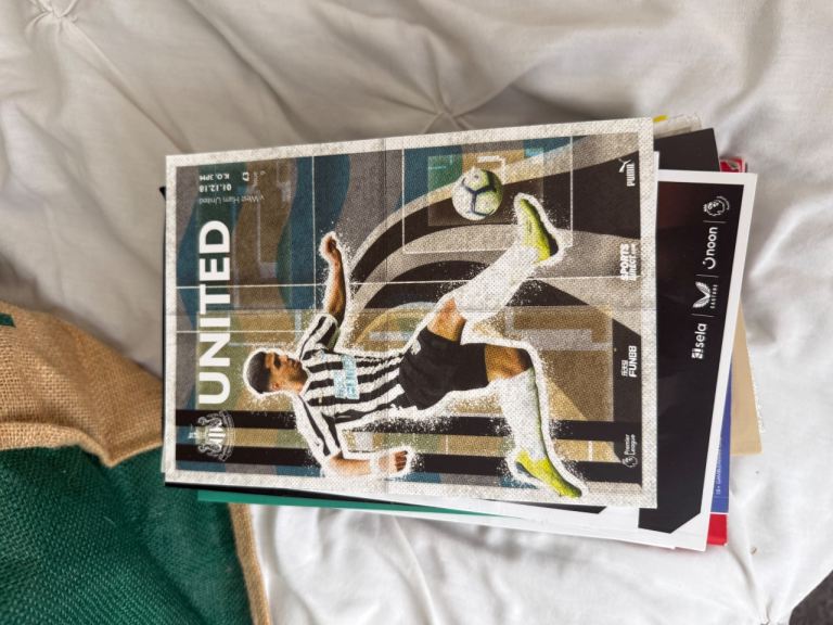 30 Newcastle United programmes 