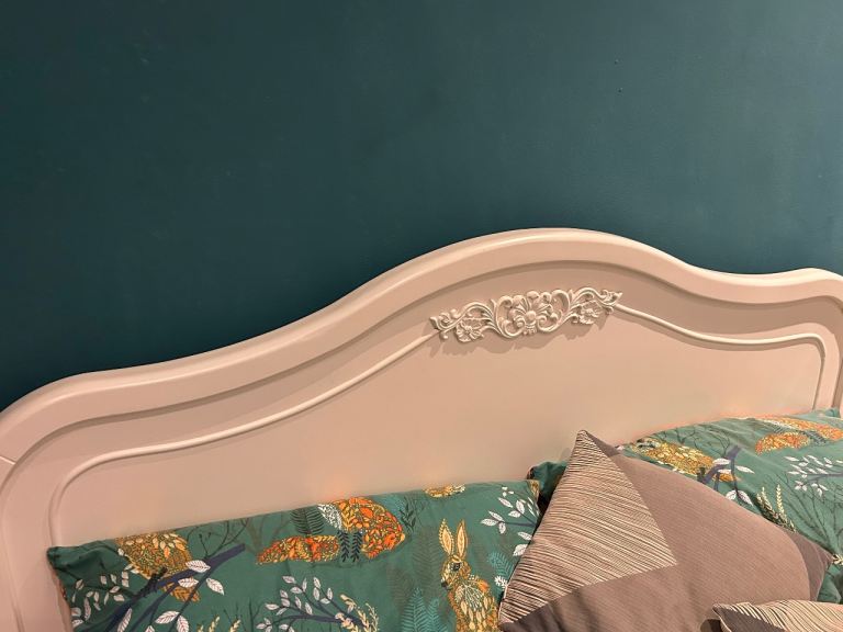 Argos white bedframe