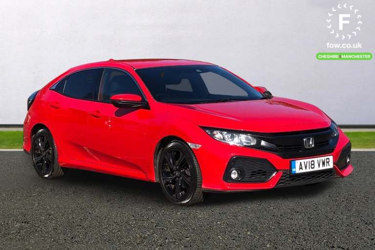 2018 Honda Civic 1.0 VTEC Turbo SR 5dr Hatchback Manual