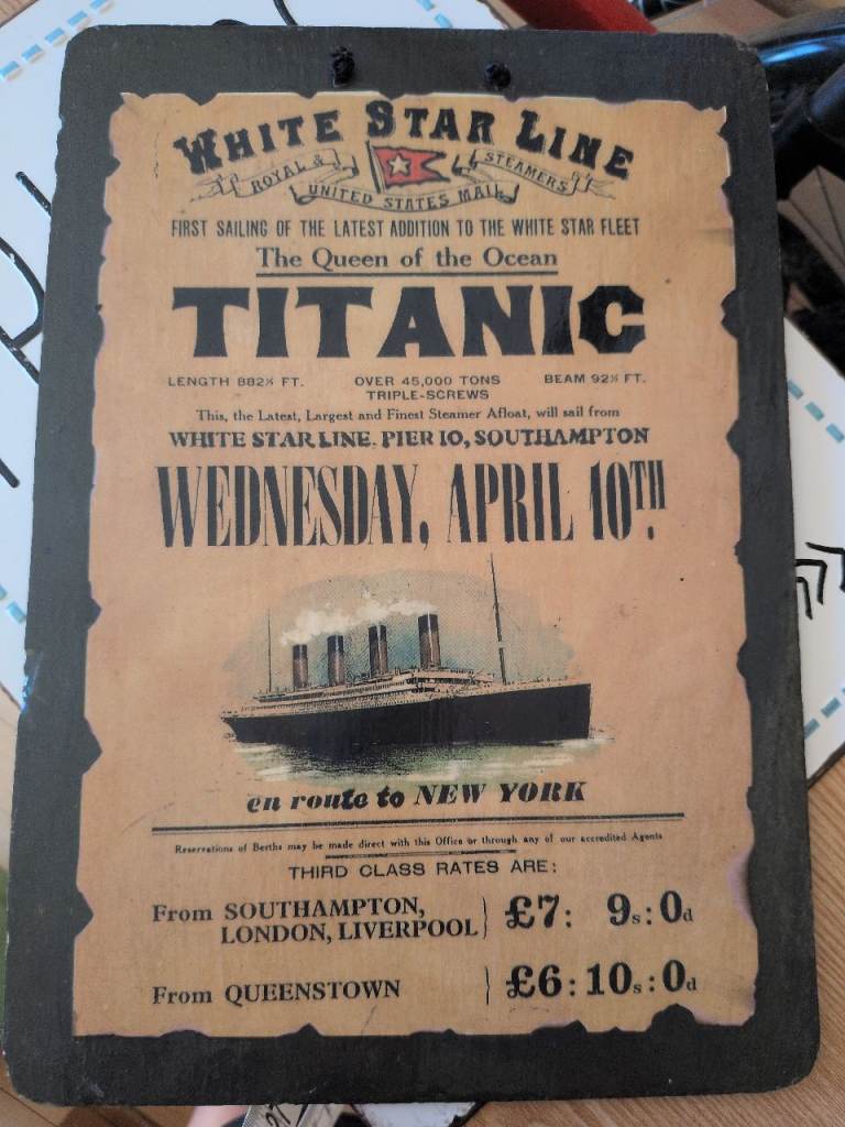 Slate Tile- Titanic