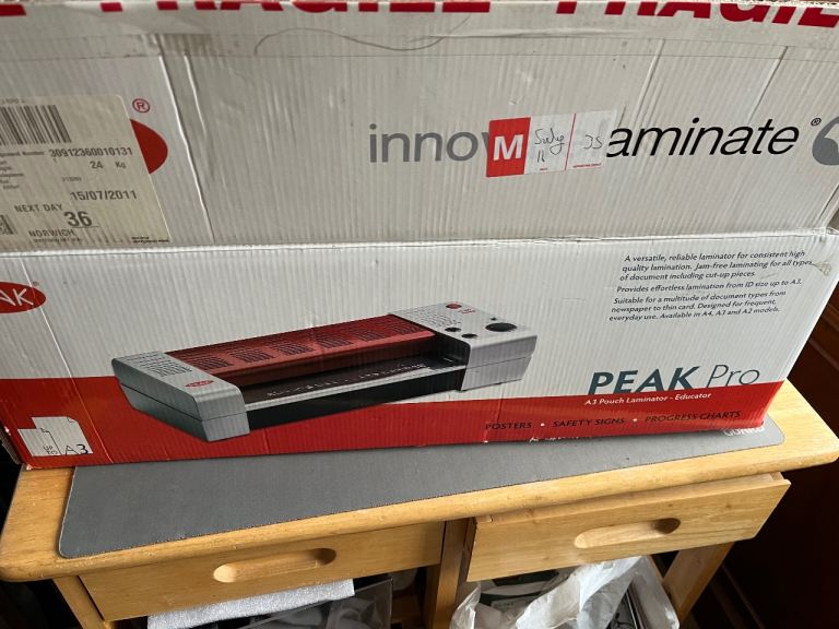 BRAND NEW old stock PEAK Laminator.... Stalham