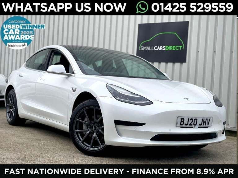 2020 Tesla Model 3 Standard Range Plus Auto RWD 4dr SALOON Electric Automatic
