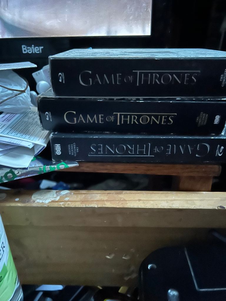 Game of thrones 3 box sets DVDs 