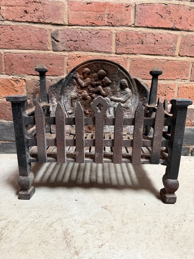 Vintage Cast Iron Fire Grate